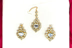 Gold-toned White Kundan Stone heavy Choker
