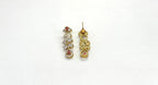 Gold-plated American Diamond Red Stones Short Necklace