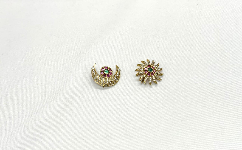 Matte finishing SURYUDU and CHANDRUDU Locket
