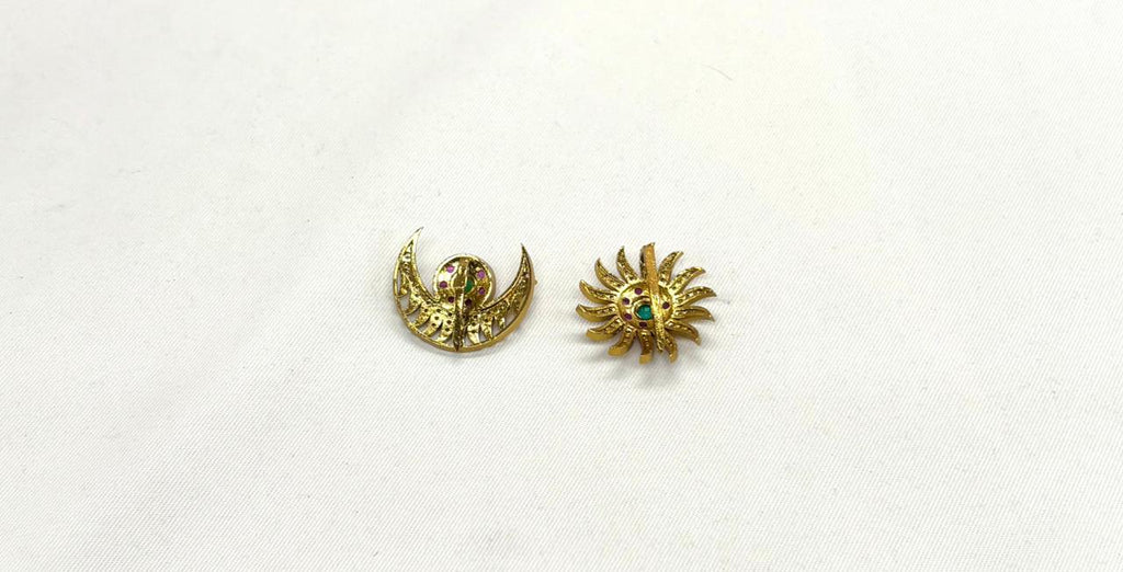 Matte finishing SURYUDU and CHANDRUDU Locket