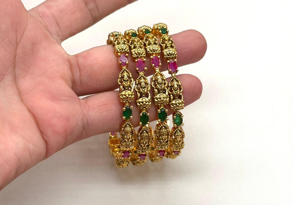 Matte finishing Lord Lakshmi Bangle