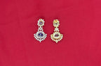 G.J polish American Diamond With Purple stone Necklace
