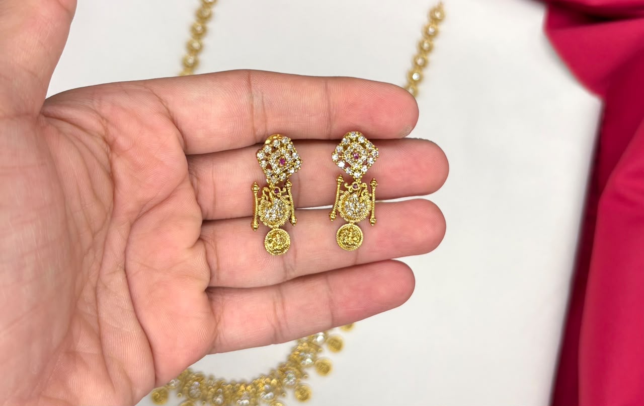 Matte finishing new design Bottumala Long Haram Necklace