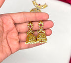 matte finishing ad stones peacock design Locket